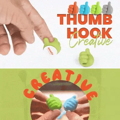 ThumbHooks™ — Achieve a Clutter-Free Home Effortlessly!