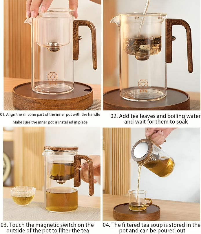 ClariTea™ - Brew Perfect Tea Effortlessly in Just One Press!