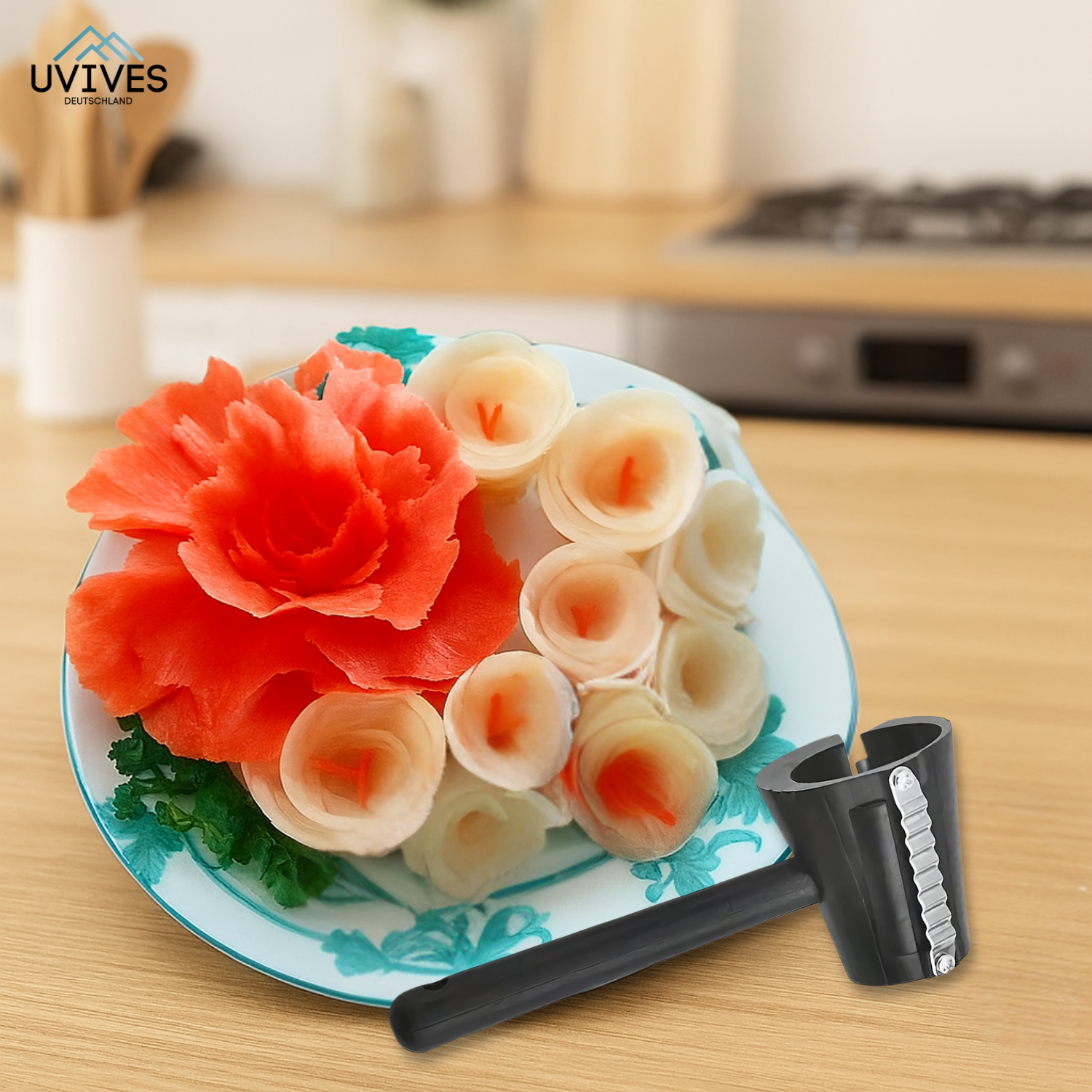 BlossomCut™ — Create Stunning Spiral Dishes in Seconds!