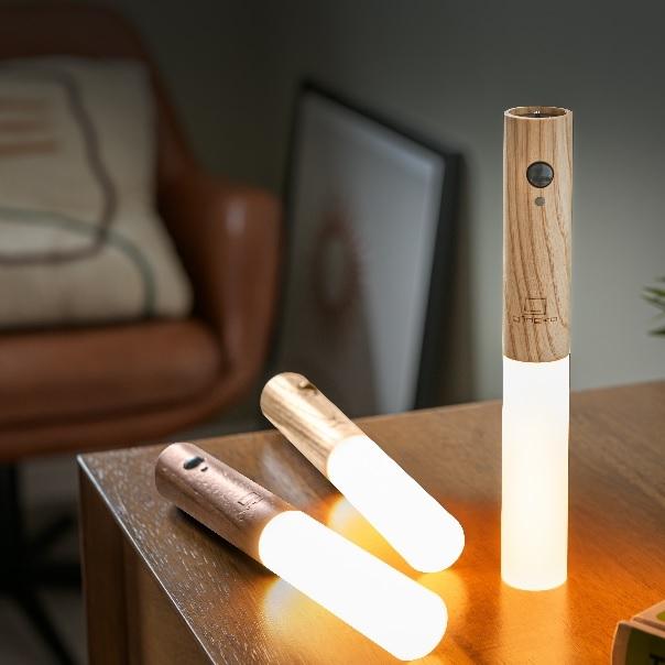 Woodlamp™ - Transform Your Space with Wireless Warm Light!