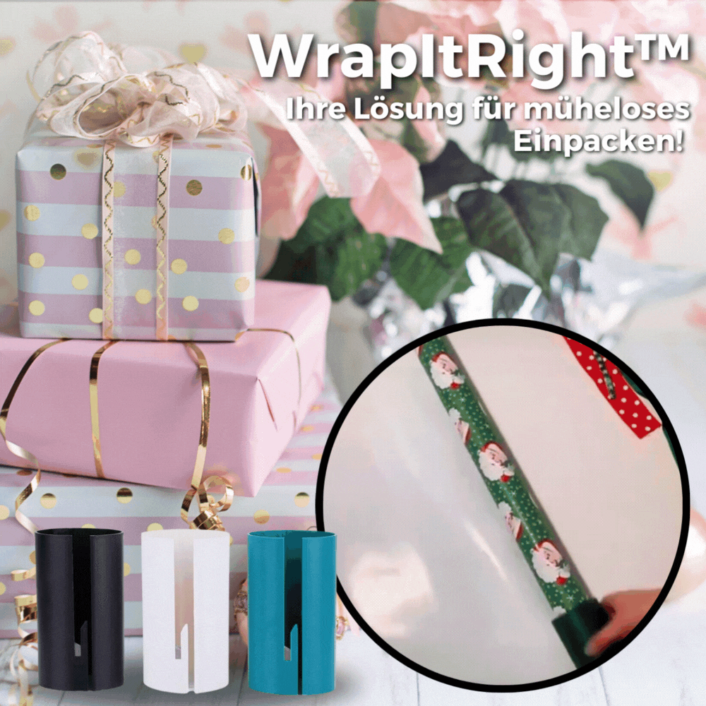 WrapItRight™ — Effortlessly Wrap Gifts in Half the Time!
