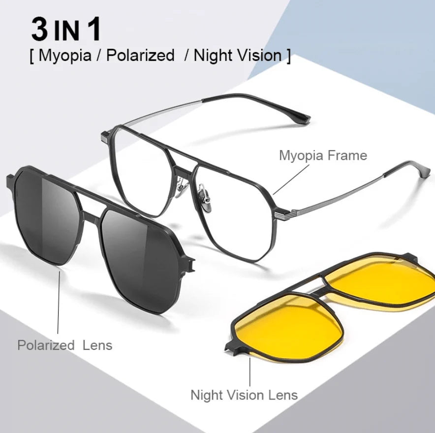 🕶️ VisionFlex™ — Switch Between 3 Lens Modes for Every Moment!